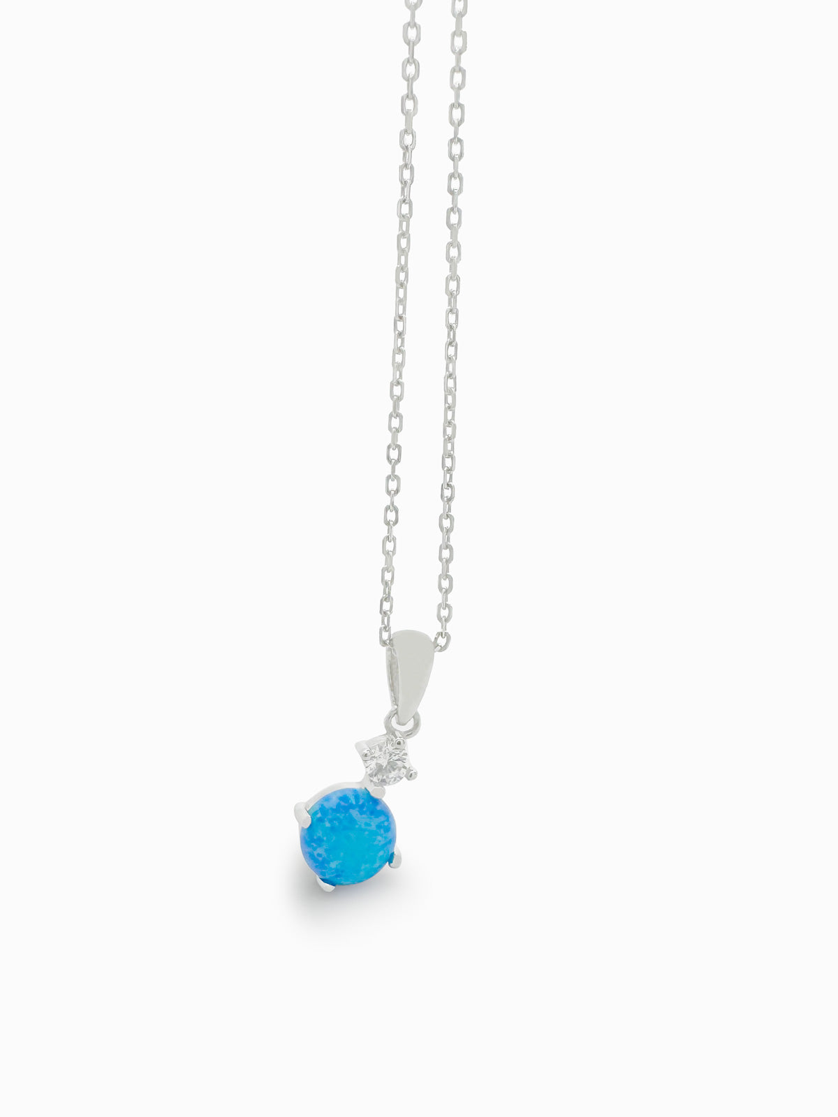 COLLAR DE PLATA BLUE LAGON - SERA