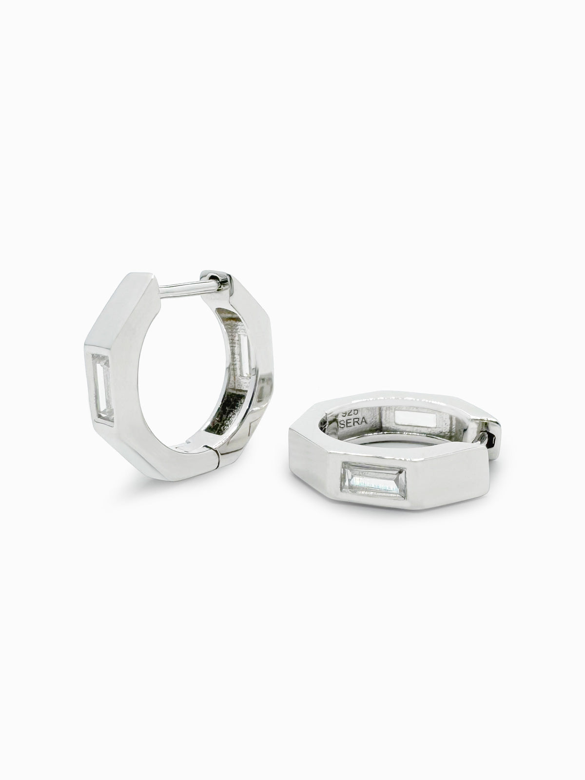 PENDIENTES DE PLATA CRYSTAL - SERA