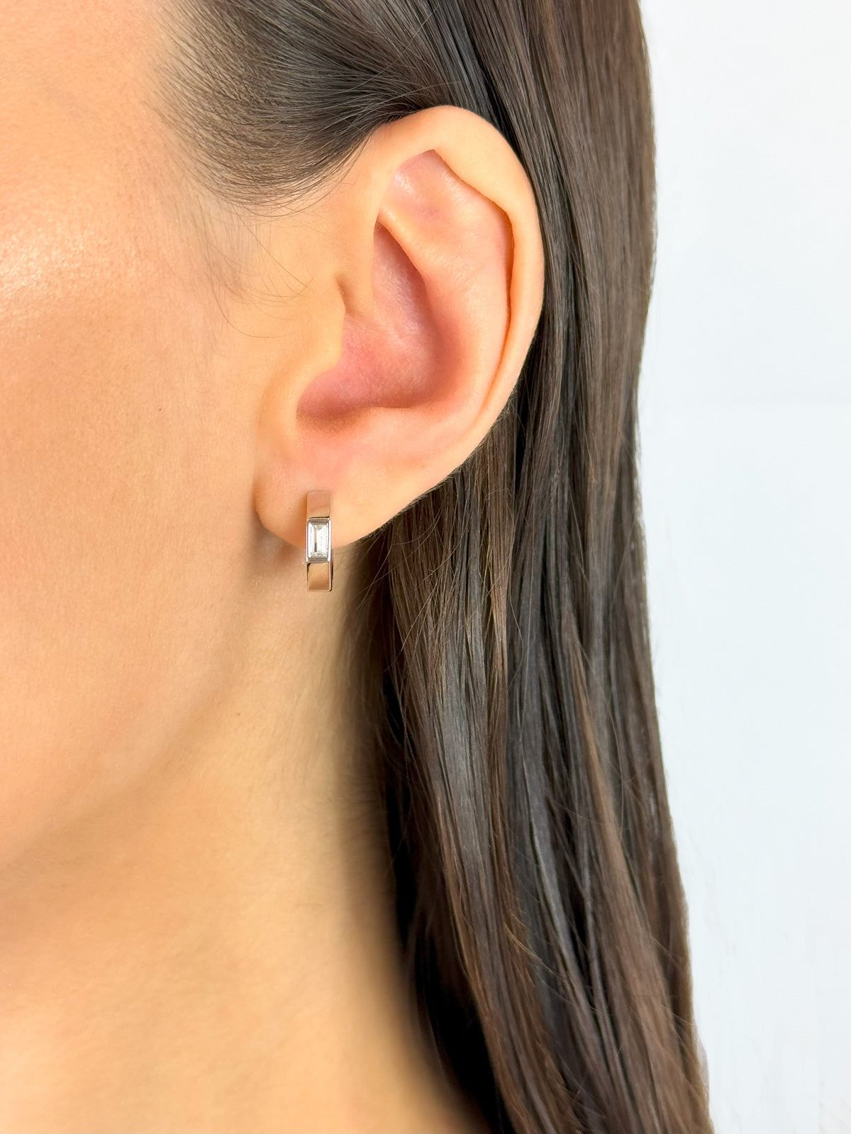PENDIENTES DE PLATA CRYSTAL - SERA