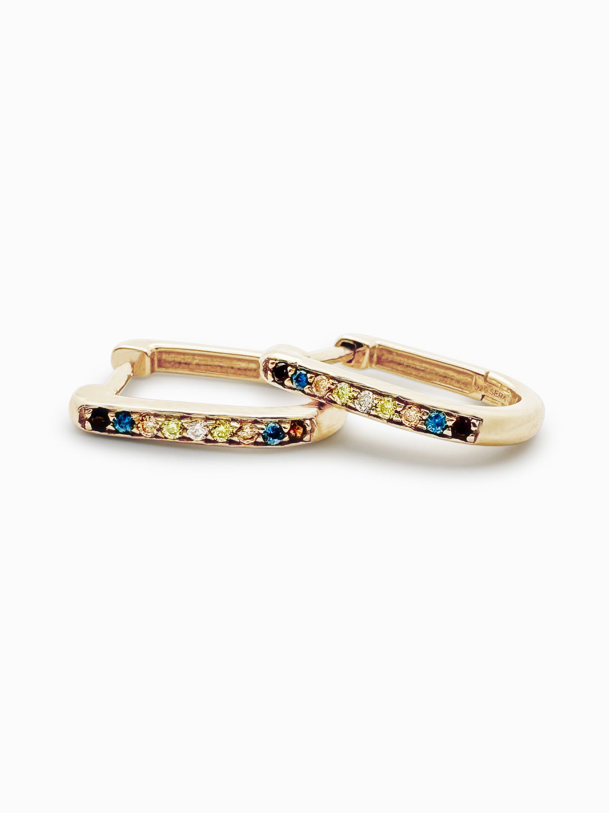 PENDIENTES CHAPADOS EN ORO EARTH - SERA