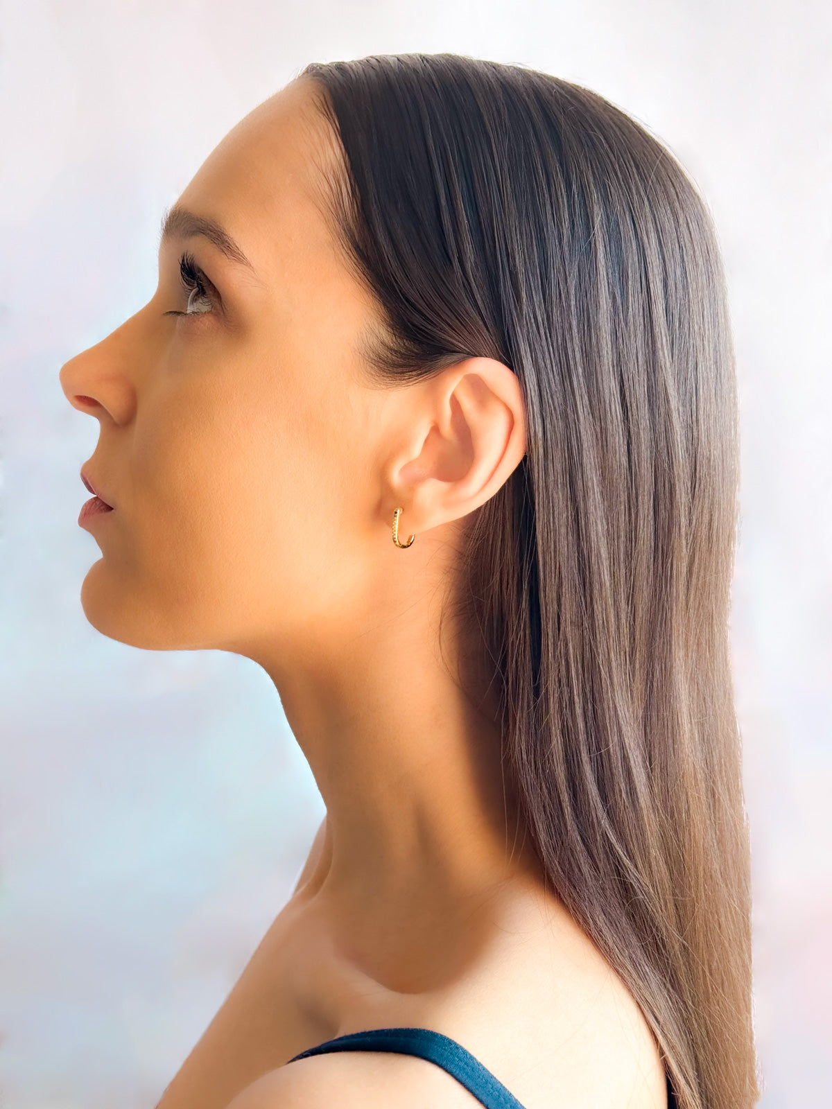PENDIENTES CHAPADOS EN ORO EARTH - SERA