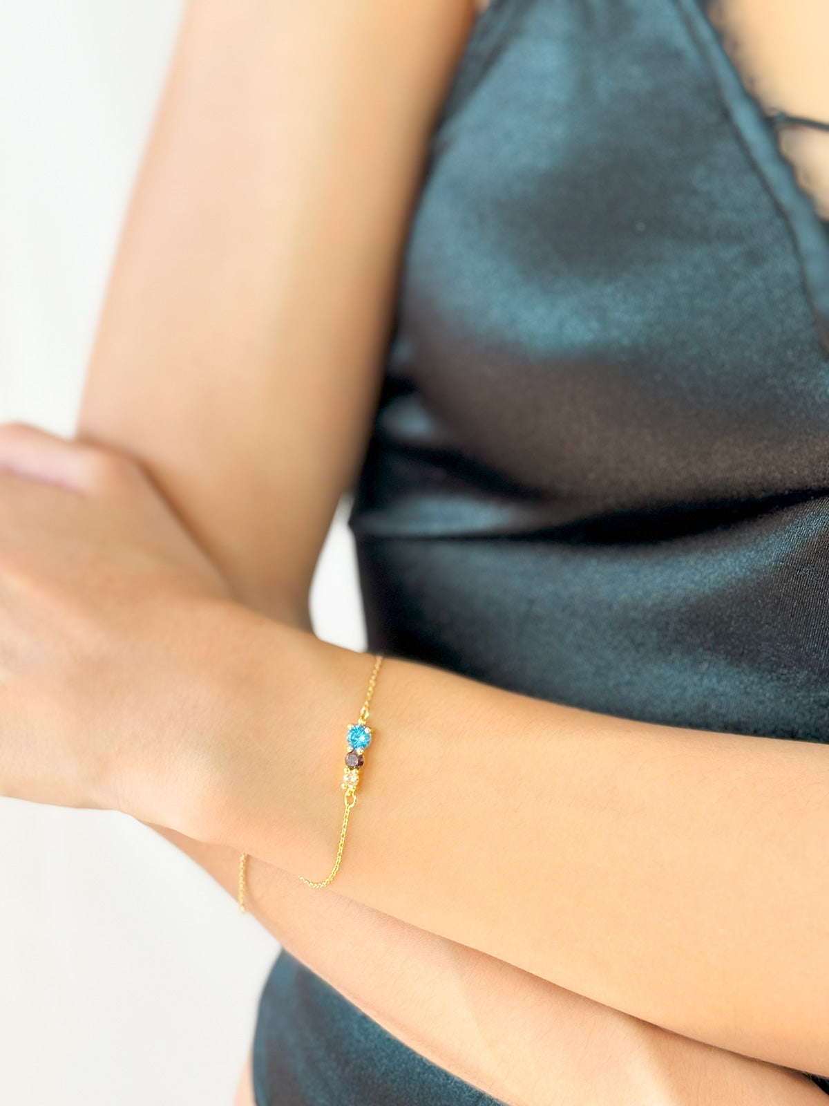 PULSERA CHAPADA EN ORO MINIMAL - SERA