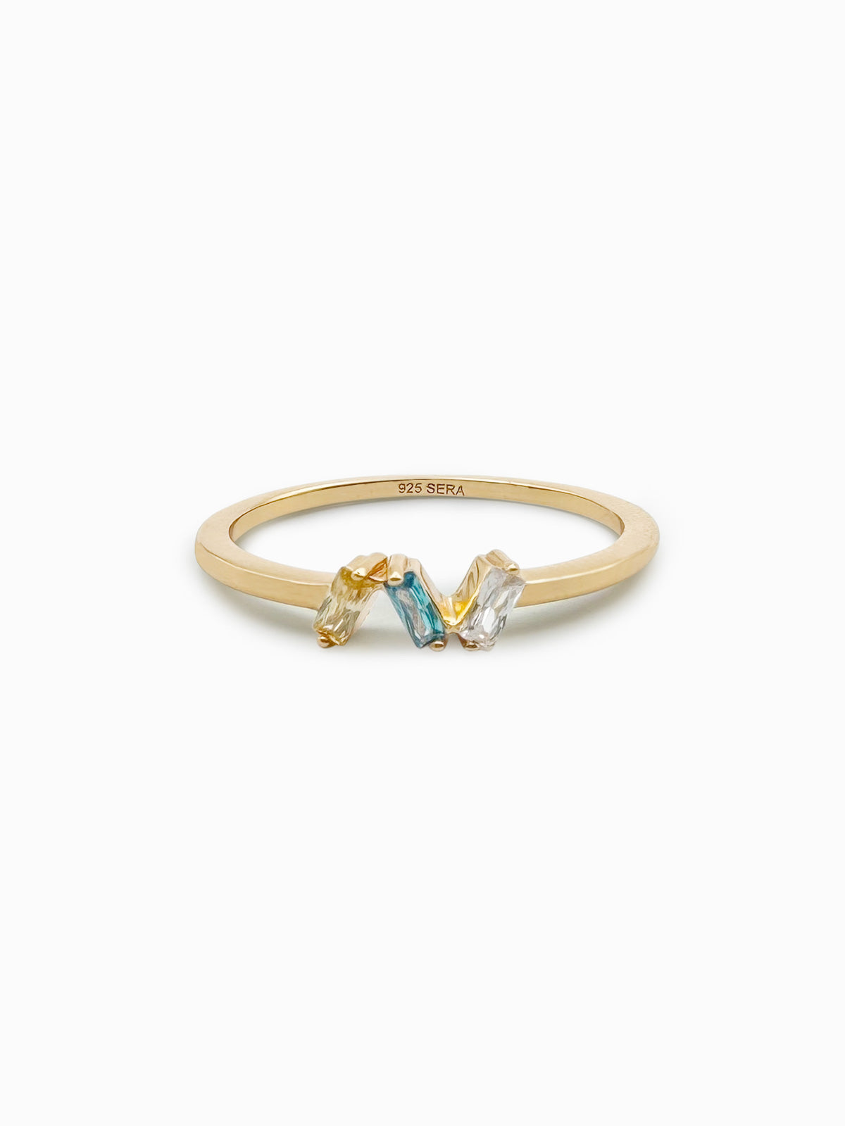 ANILLO CHAPADO EN ORO SUNSET - SERA