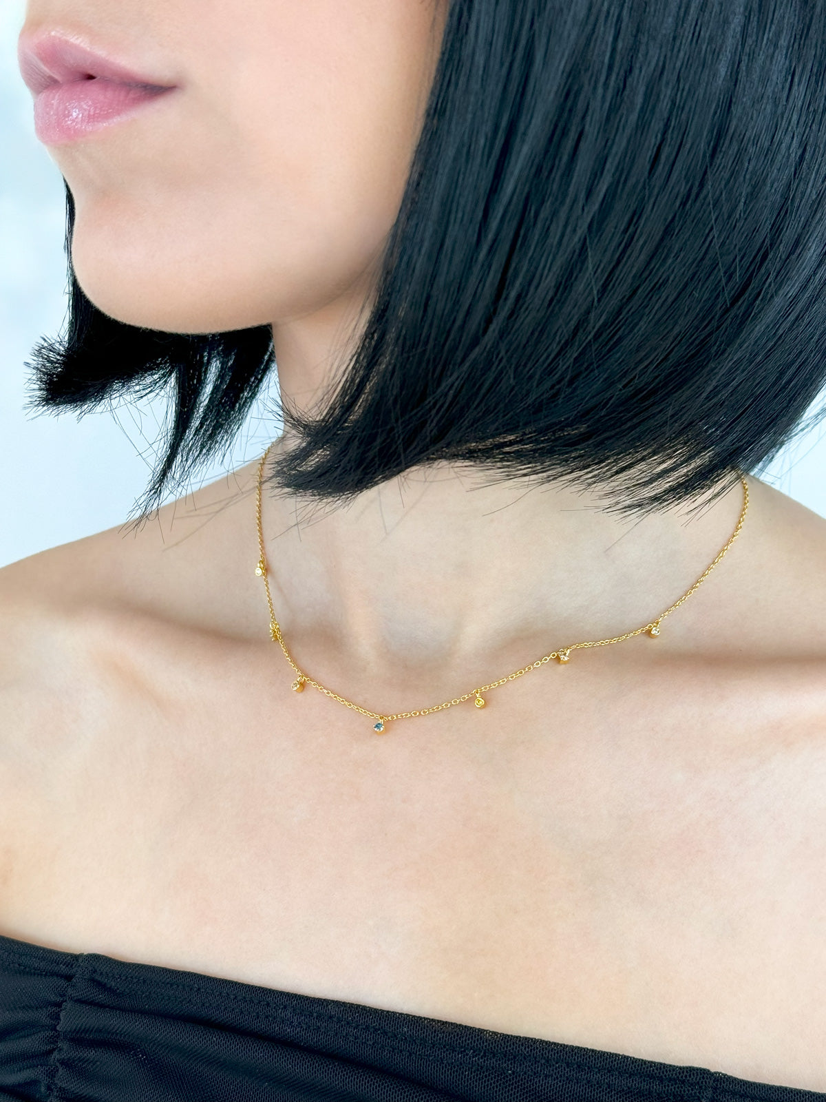 COLLAR CHAPADO EN ORO TERRA - SERA
