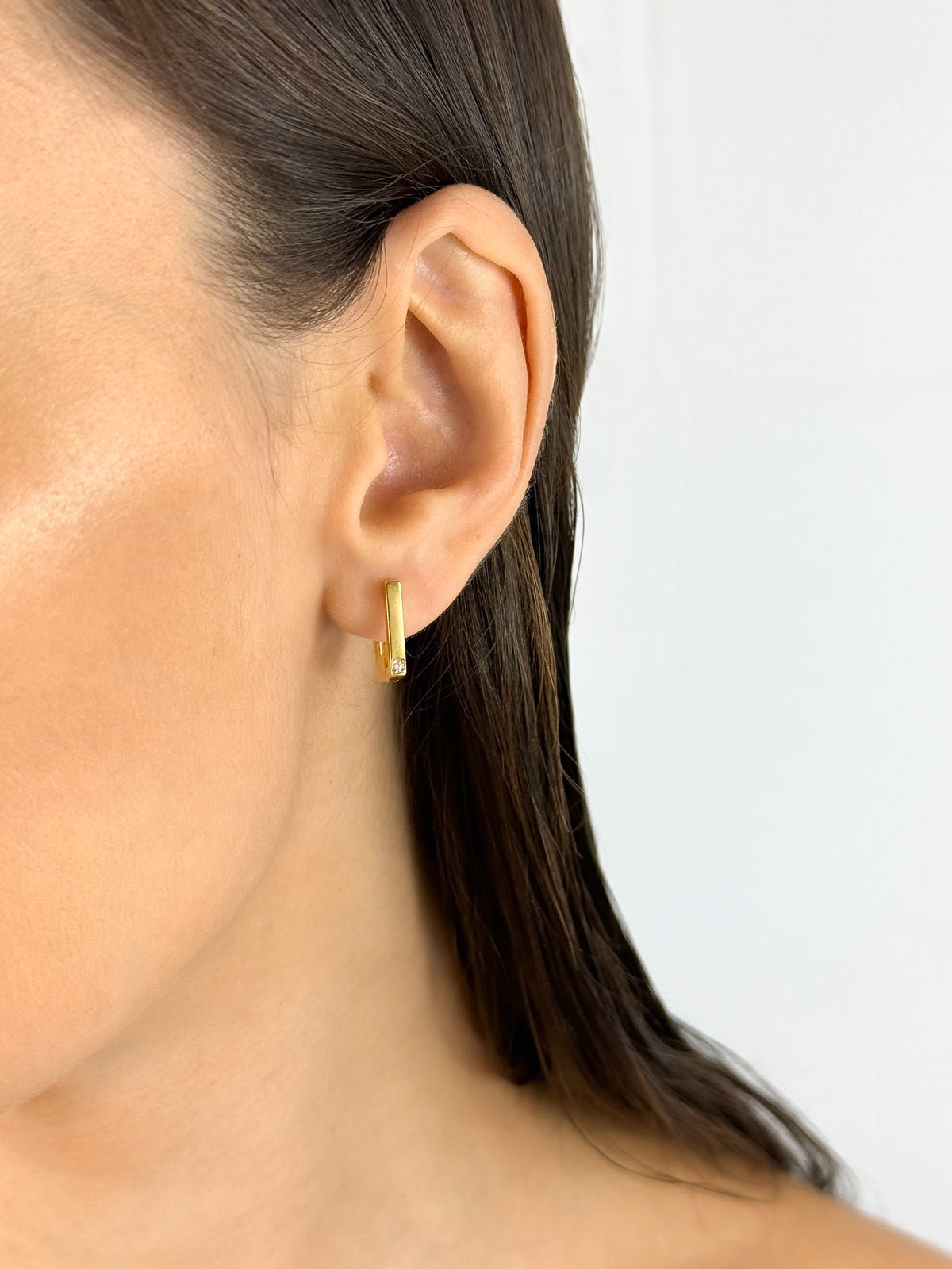 PENDIENTES CHAPADOS EN ORO VORTEX - SERA