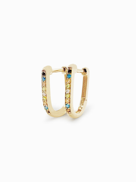 PENDIENTES CHAPADOS EN ORO EARTH - SERA
