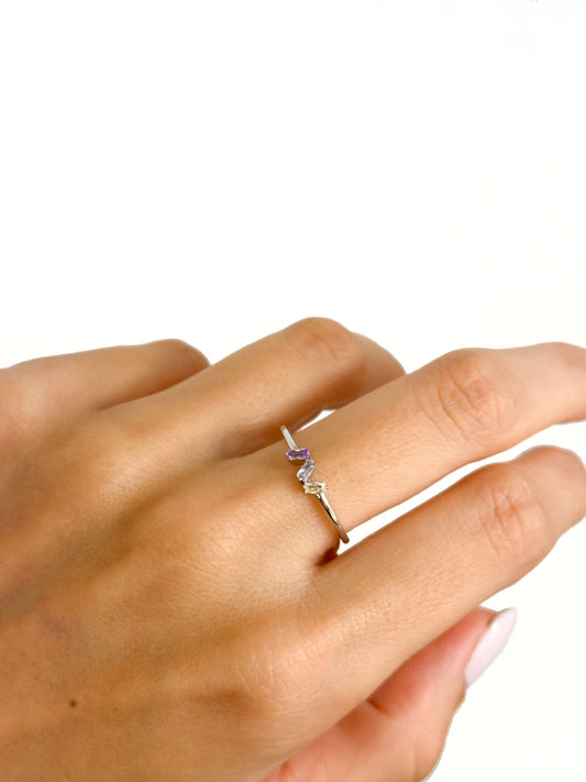 ANILLO DE PLATA LILAC - SERA