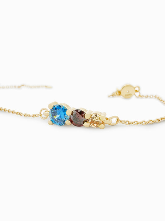 PULSERA CHAPADA EN ORO MINIMAL - SERA